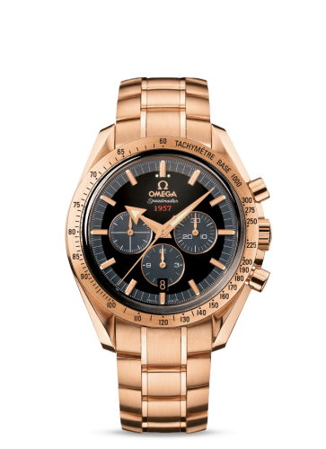 Omega Speedmaster Broad Arrow 1957 Red Gold / Black / Bracelet